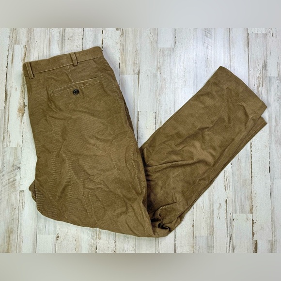 Lauren Ralph Lauren Corduroy Pant Mens 38x32 Brown - Picture 1 of 10